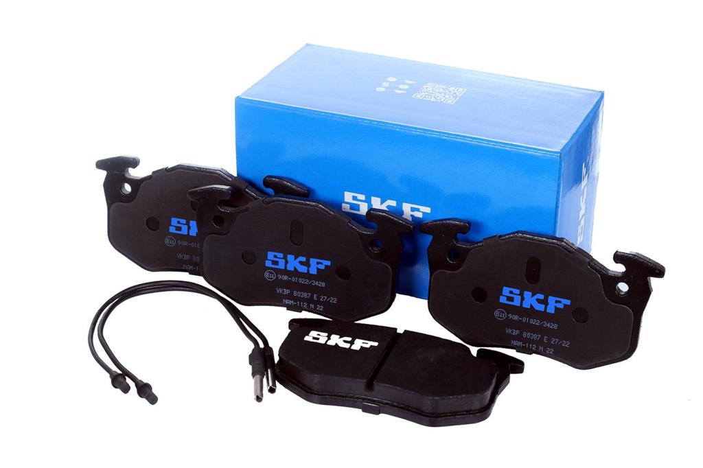 Jeu de 4 plaquettes de frein SKF ref. VKBP 80387 E